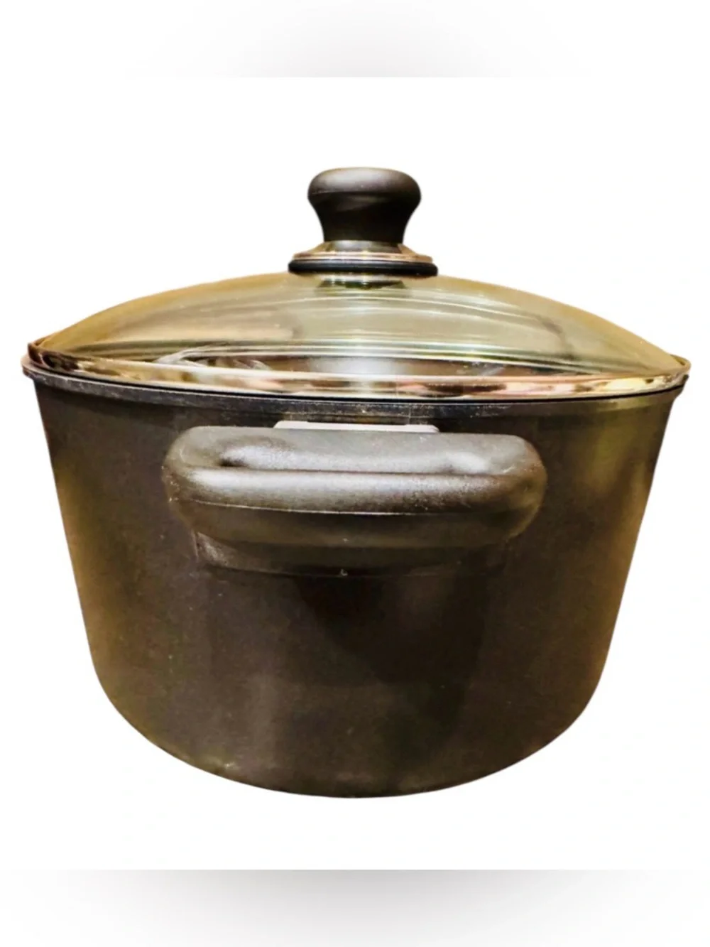 Scanpan 7 qt Stock Pot Dutch Oven with Glass Lid Chef Cookware Kitchen Nonstick
